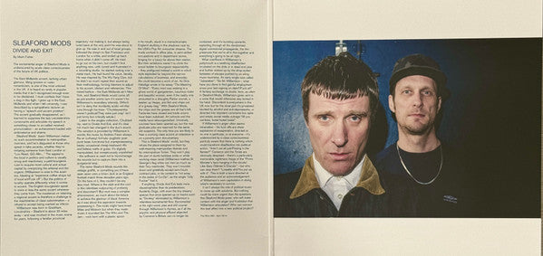 Sleaford Mods : Divide And Exit (LP, Album, RE, RM, Red + Flexi, 7", S/Sided, Whi +)