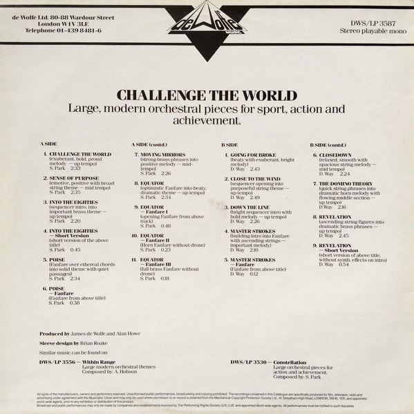 S. Park* / D. Way* : Challenge The World (LP)