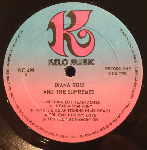 The Supremes : Greatest Hits (2xLP, Comp)