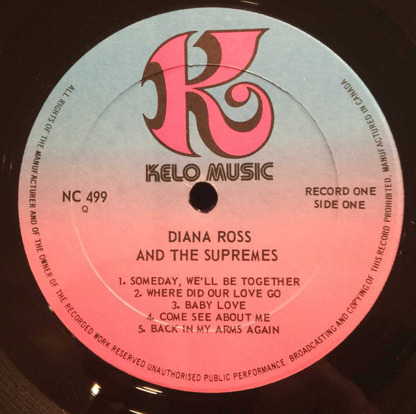 The Supremes : Greatest Hits (2xLP, Comp)
