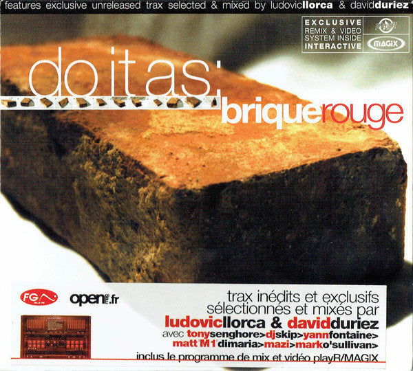 David Duriez, Ludovic Llorca : Do It As: Brique Rouge (CD, Comp, Enh, Mixed)