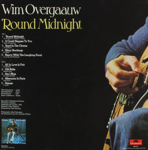 Wim Overgaauw : 'Round Midnight (LP, Album)