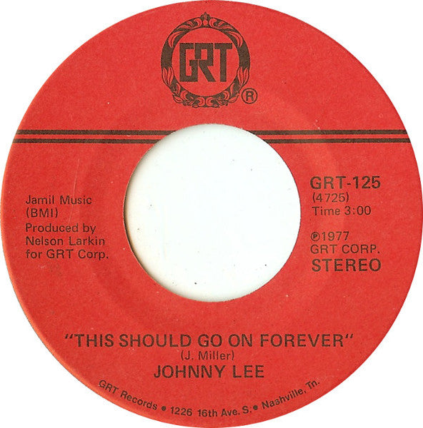 Johnny Lee (3) : Country Party (7", Single)