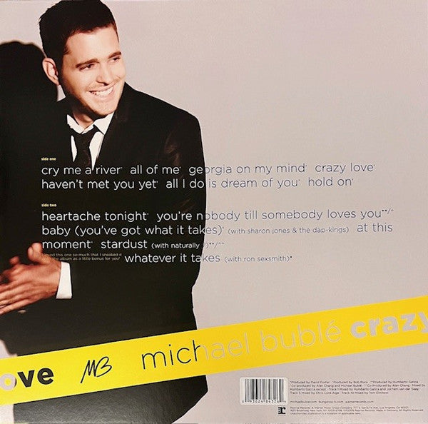 Michael Bublé : Crazy Love (LP, Album, Ltd, 15t)