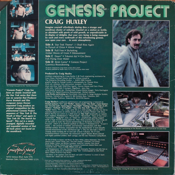 Craig Huxley : Genesis Project (2xLP, Album)