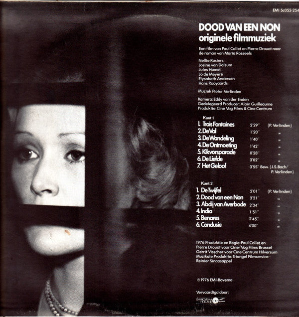 Pieter Verlinden : Dood Van Een Non (Originele Filmmuziek) (LP, Album)