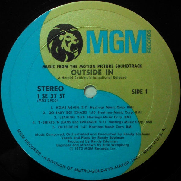 Randy Edelman : Outside In (Music From The Motion Picture Soundtrack) (LP, Album)