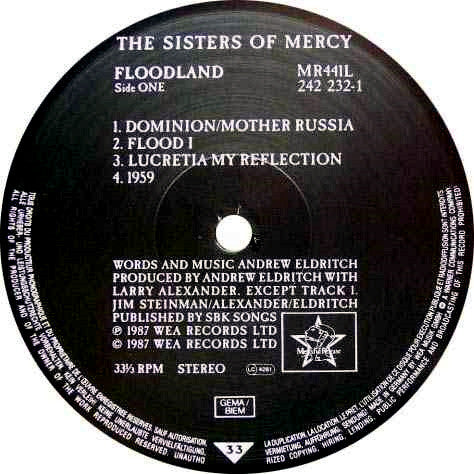 The Sisters Of Mercy : Floodland (LP, Album)
