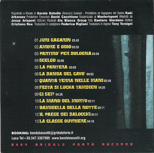Banda Bassotti : Amore E Odio (CD, Album)