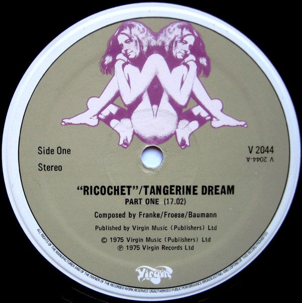 Tangerine Dream : Ricochet (LP, Album, Tan)
