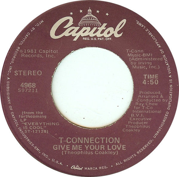 T-Connection : Everything Is Cool (7")
