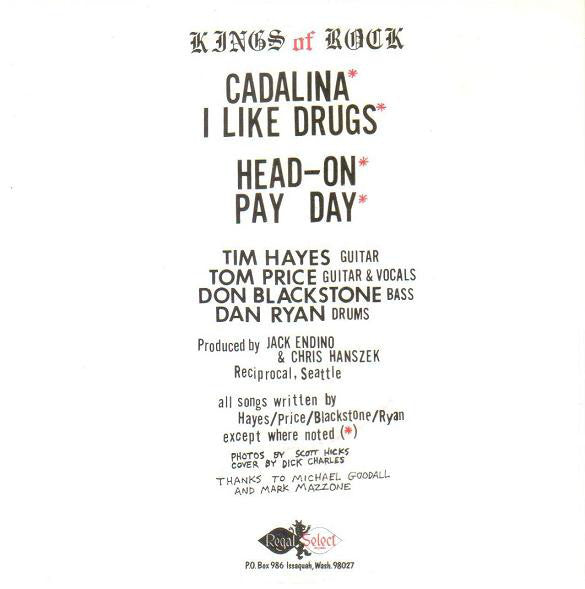 Kings Of Rock : Nearly Recordings (7")