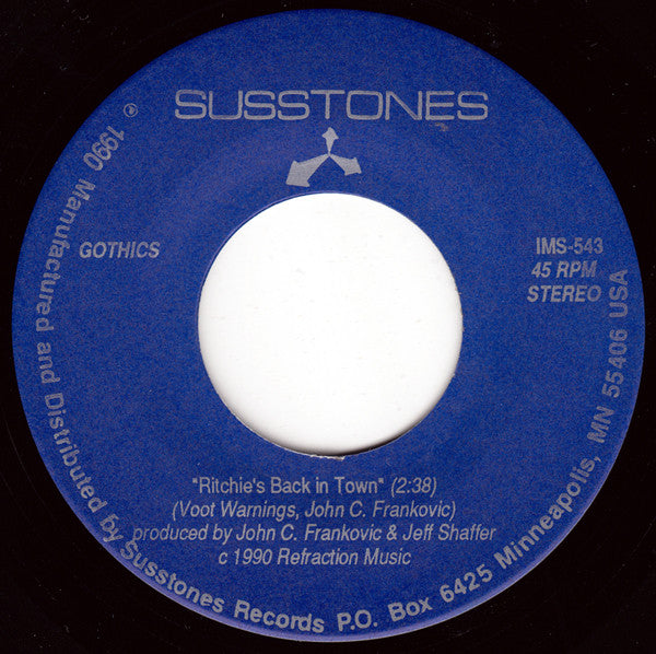 The Gothics : Richie's Back In Town / Little Goldfish In A Bowl (7", Single)