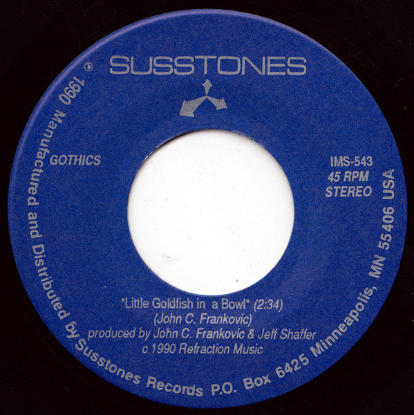 The Gothics : Richie's Back In Town / Little Goldfish In A Bowl (7", Single)