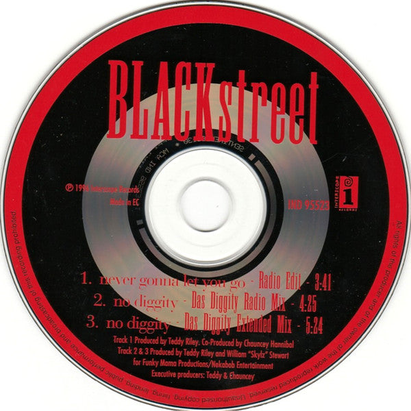 BLACKstreet : Never Gonna Let You Go (CD, Maxi, Red)