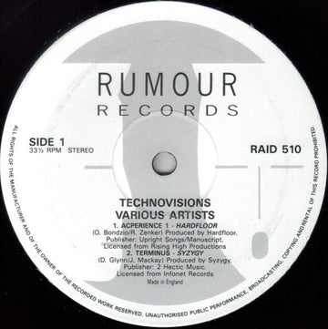 Various : Technovisions (2xLP, Comp)