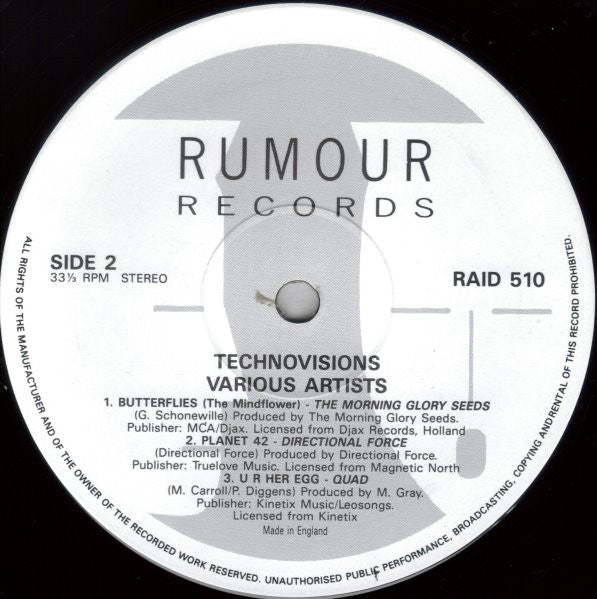 Various : Technovisions (2xLP, Comp)