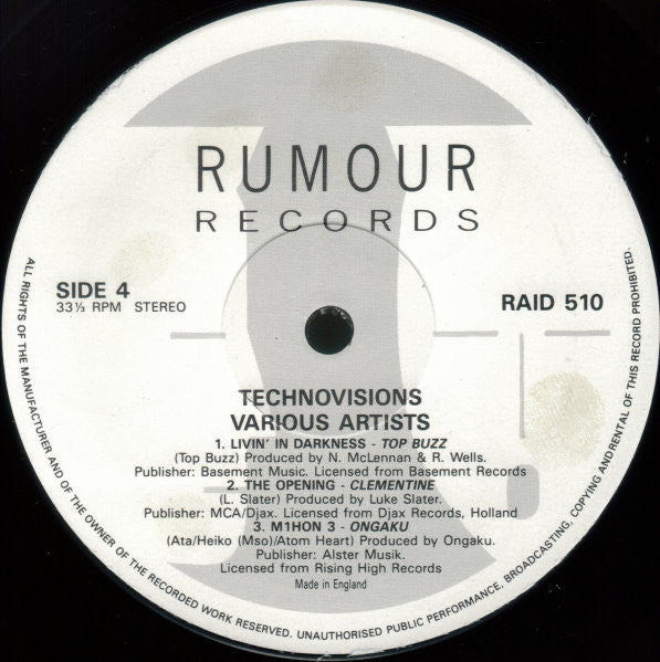 Various : Technovisions (2xLP, Comp)
