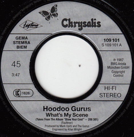 Hoodoo Gurus : What's My Scene (7", Single)