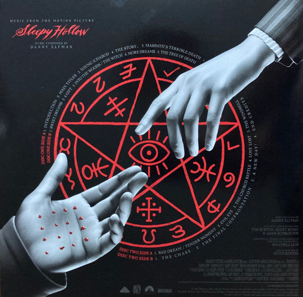 Danny Elfman : Sleepy Hollow (Music From The Motion Picture) (2xLP, Album, RE, Blo)