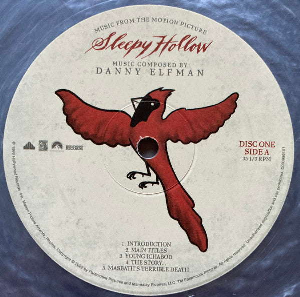 Danny Elfman : Sleepy Hollow (Music From The Motion Picture) (2xLP, Album, RE, Blo)
