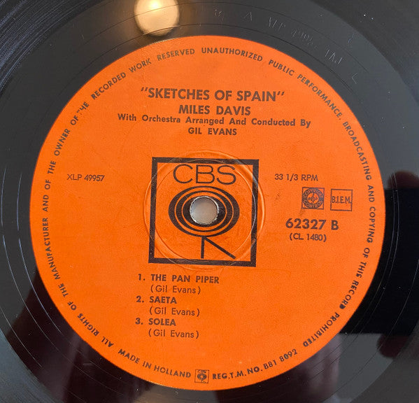 Miles Davis : Sketches Of Spain (LP, Album)