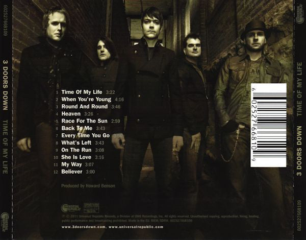 3 Doors Down : Time Of My Life (CD, Album)
