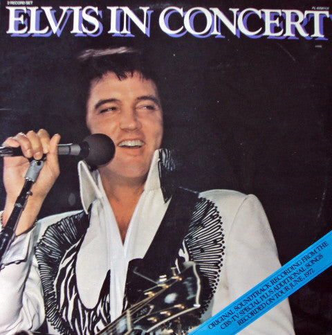 Elvis Presley : Elvis In Concert (2xLP, Album, Gat)