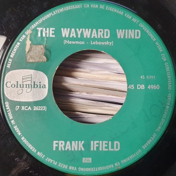 Frank Ifield : The Wayward Wind (7", Single)