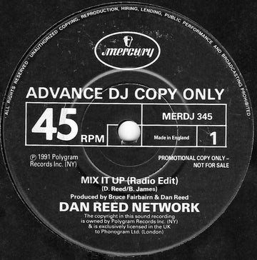 Dan Reed Network : Mix It Up (7", Single, Promo)