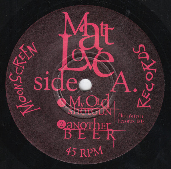 Matthew Love : 3am (7", Fol)