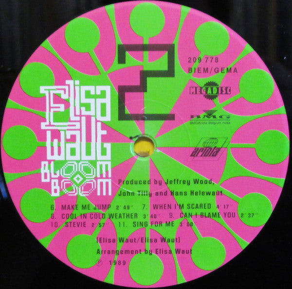 Elisa Waut : Bloom Boom (LP, Album)