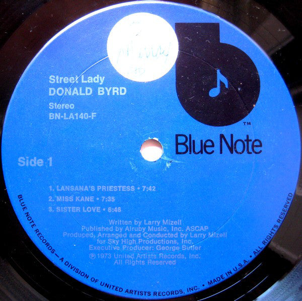 Donald Byrd : Street Lady (LP, Album, Gat)