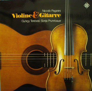 Niccolò Paganini - György Terebesi • Sonja Prunnbauer : Violine & Gitarre (LP, RE)