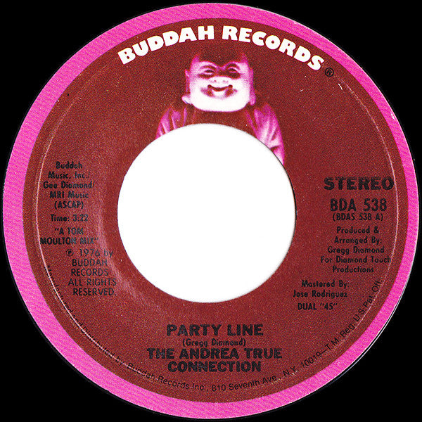 Andrea True Connection : Party Line (7")