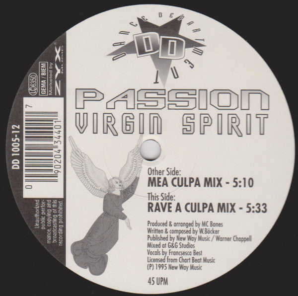 Virgin Spirit : Passion (12", Maxi)