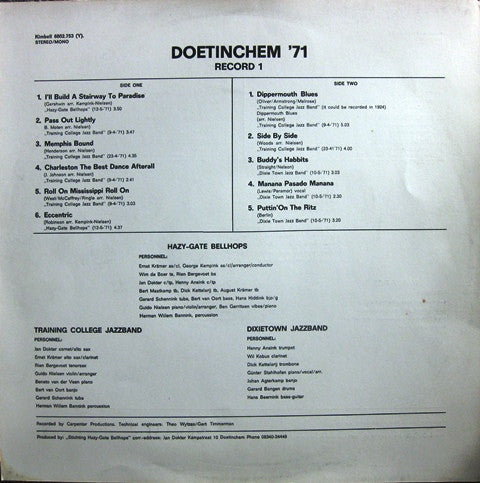 Various : Doetinchem '71 (2xLP, Comp)