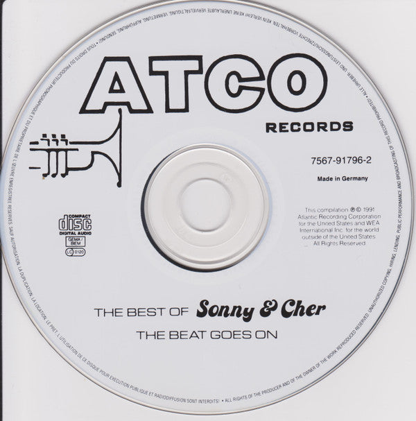 Sonny & Cher : The Beat Goes On (The Best Of Sonny & Cher) (CD, Comp, Mono, RM, RP)