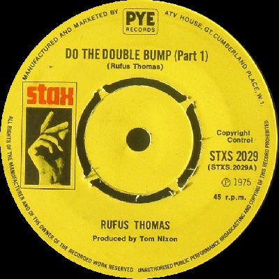 Rufus Thomas : Do The Double Bump (7", Single)