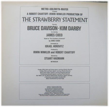 Various : The Strawberry Statement (2xLP, Gat)