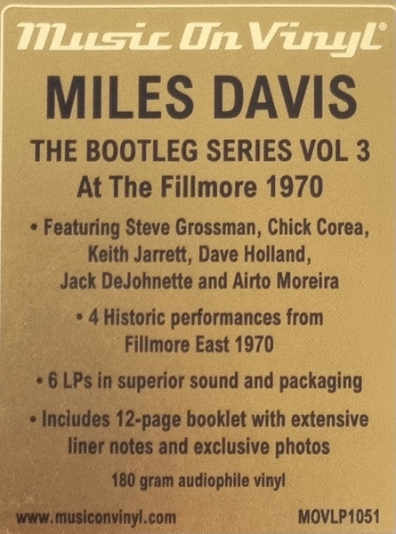Miles Davis : Miles At The Fillmore (6xLP, 180 + Box, Comp, RE)