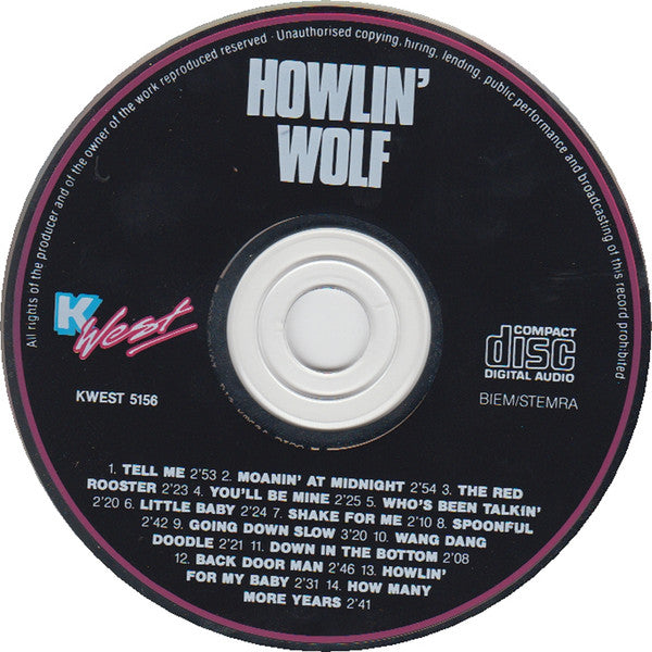 Howlin' Wolf : Howlin' Wolf (CD, Album, RE)