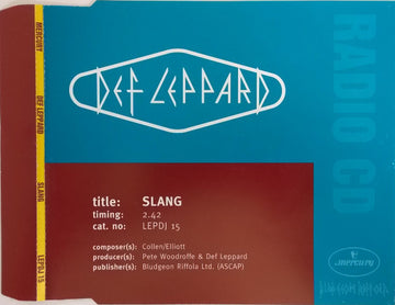 Def Leppard : Slang (CD, Single, Promo)