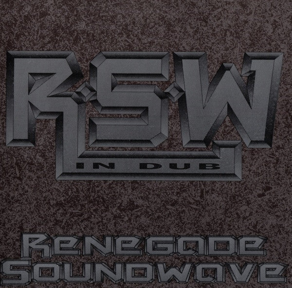 Renegade Soundwave : In Dub (CD, Album)