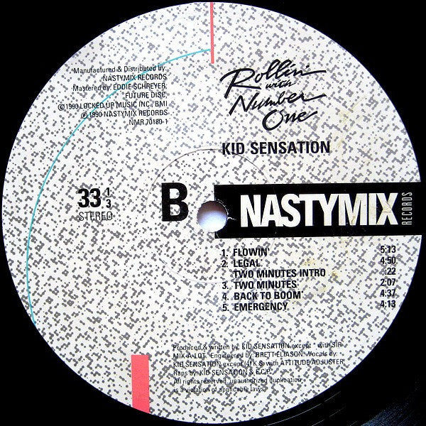Kid Sensation : Rollin' With Number One (LP, Album)