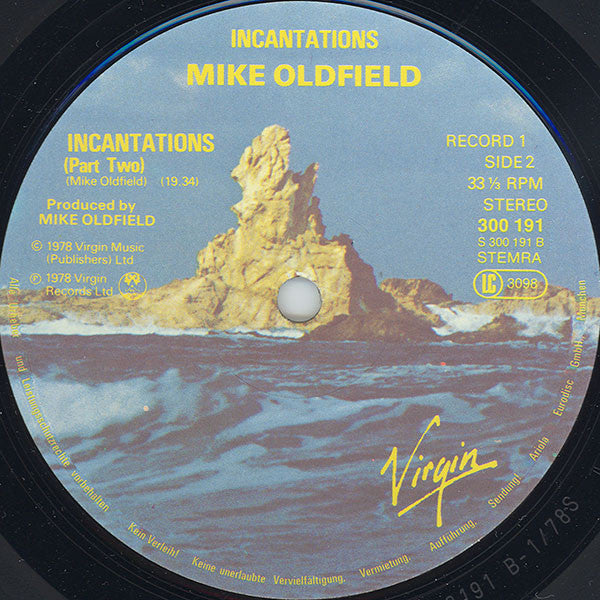 Mike Oldfield : Incantations (2xLP, Album, Gat)
