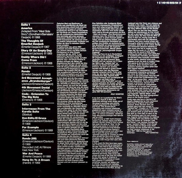 The Nice : 1967-69 (2xLP, Comp)