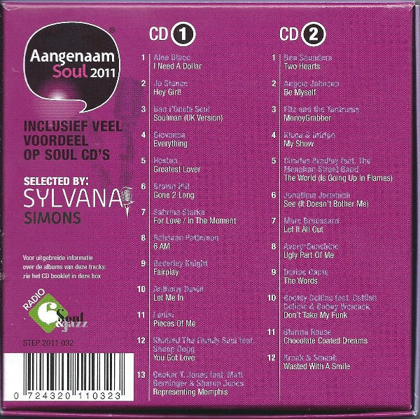 Various : Aangenaam Soul 2011 (2xCD, Comp)