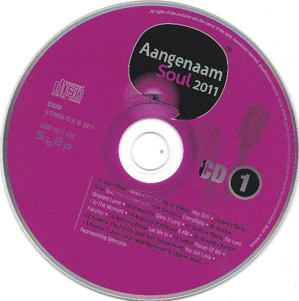 Various : Aangenaam Soul 2011 (2xCD, Comp)