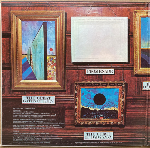 Emerson, Lake & Palmer : Pictures At An Exhibition (LP, Album, RE)